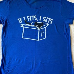 If It Fits I Sits tee shirt, size M